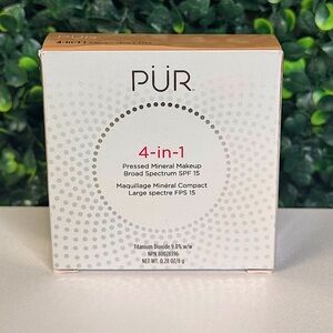 PUR 4 In 1 Pressed Mineral Makeup Sand/Sable TN3 0.28 oz (New)